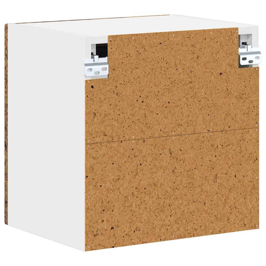 Fali üveges szekrény LUCCA 2 pcs Antik Fa 40 x 31 x 40 cm