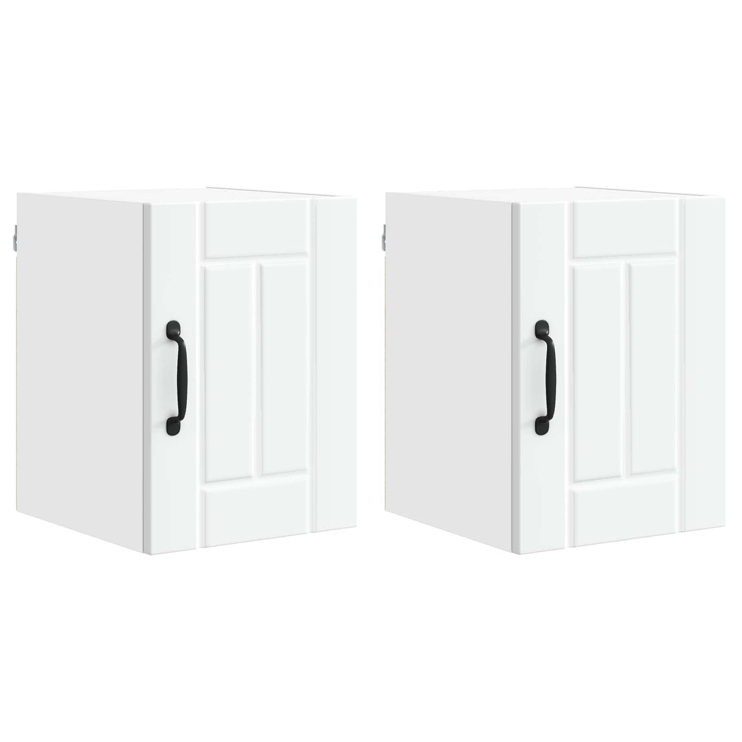 Fali Szekrény LUCCA 2 pcs Fehér 30 x 31 x 40 cm Szerelt Fa