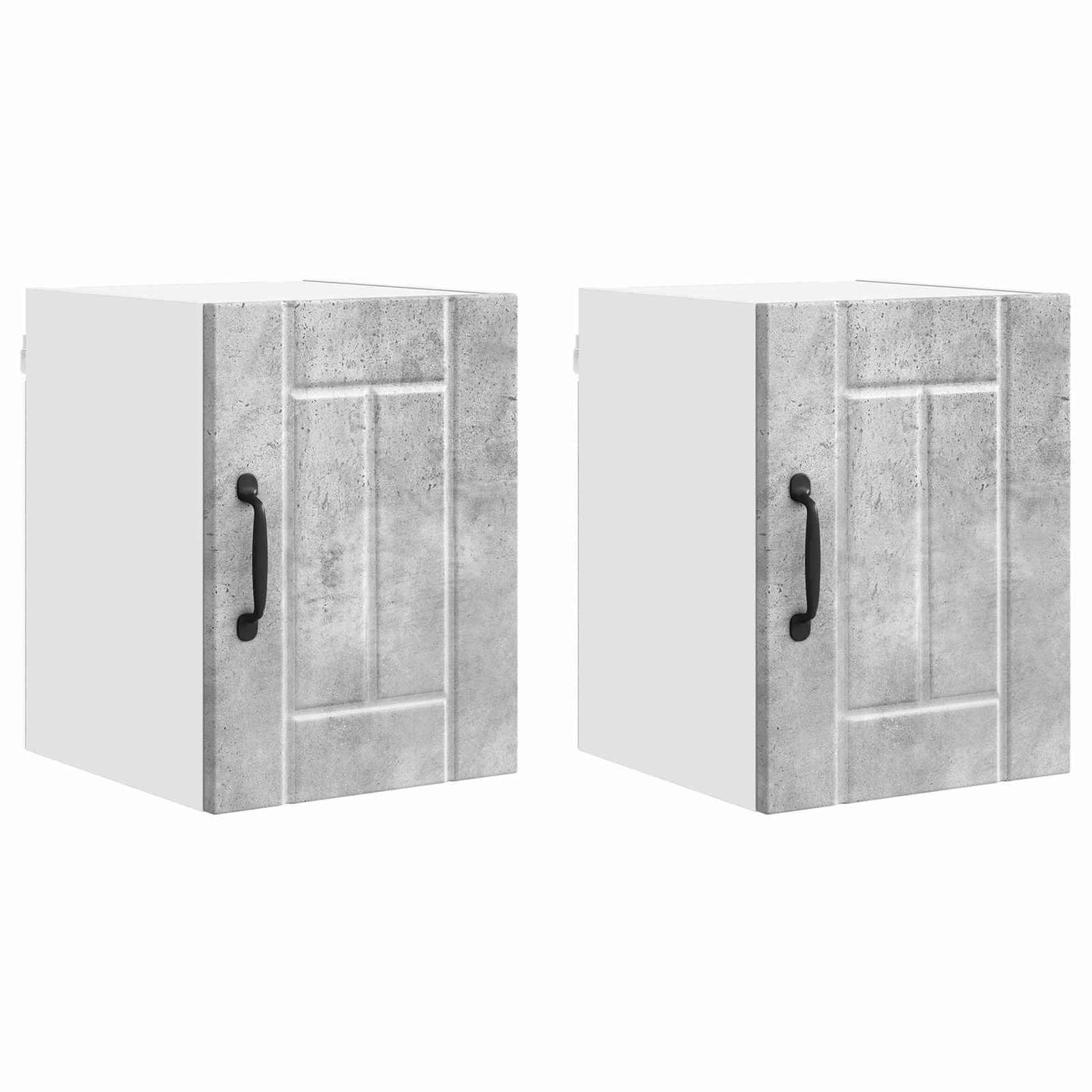 Fali Szekrény LUCCA 2 pcs Betonszürke 30 x 31 x 40 cm