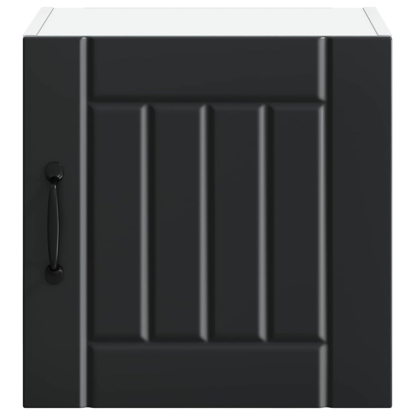 Fali Szekrény LUCCA 2 pcs Fekete 40 x 31 x 40 cm Szerelt Fa