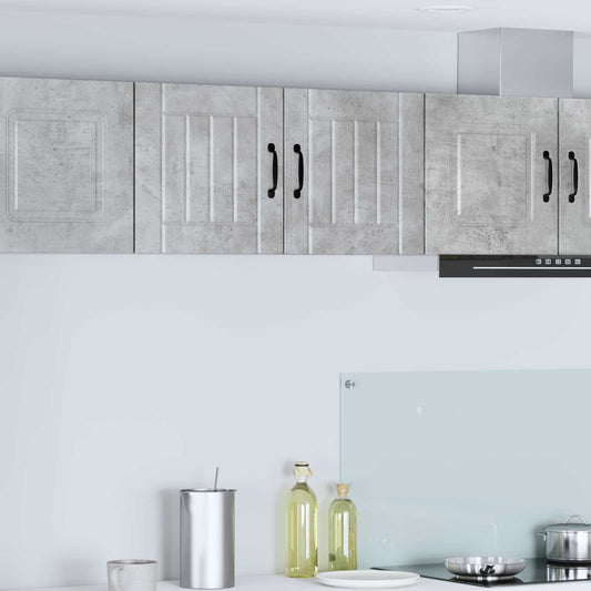 Fali Szekrény LUCCA 2 pcs Betonszürke 40 x 31 x 40 cm