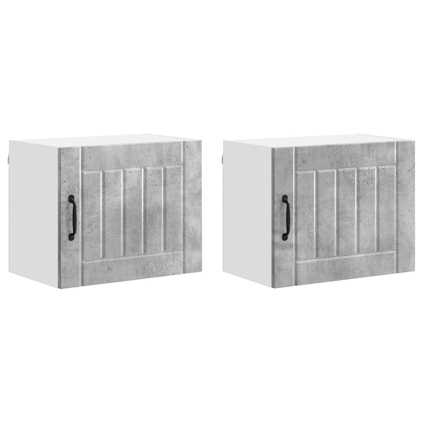 Fali Szekrény LUCCA 2 pcs Betonszürke 50 x 31 x 40 cm