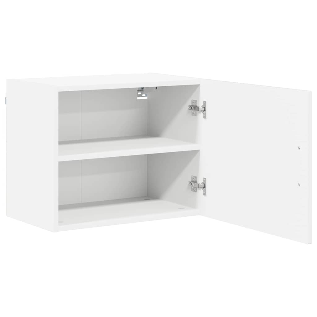 Fali Szekrény LUCCA 2 pcs Magasfényű Fehér 50 x 31 x 40 cm