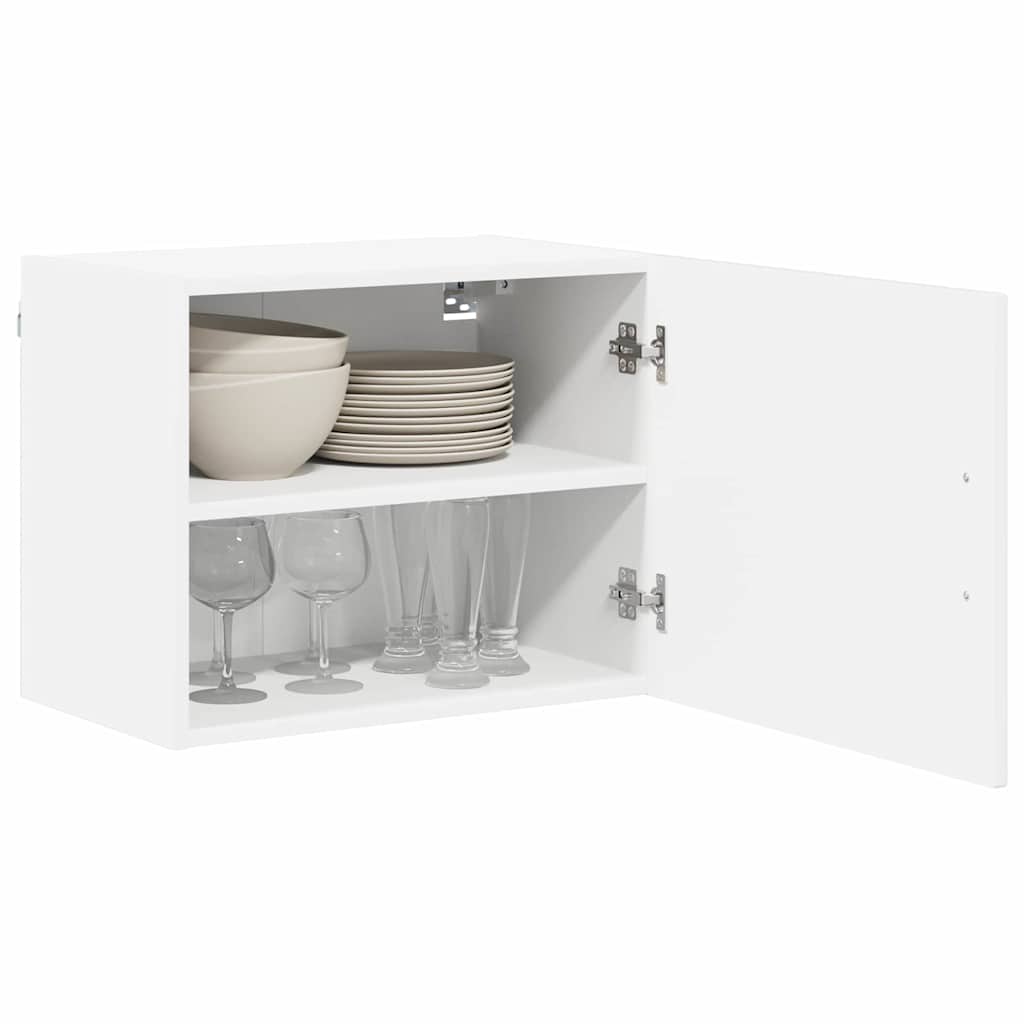 Fali Szekrény LUCCA 2 pcs Magasfényű Fehér 50 x 31 x 40 cm