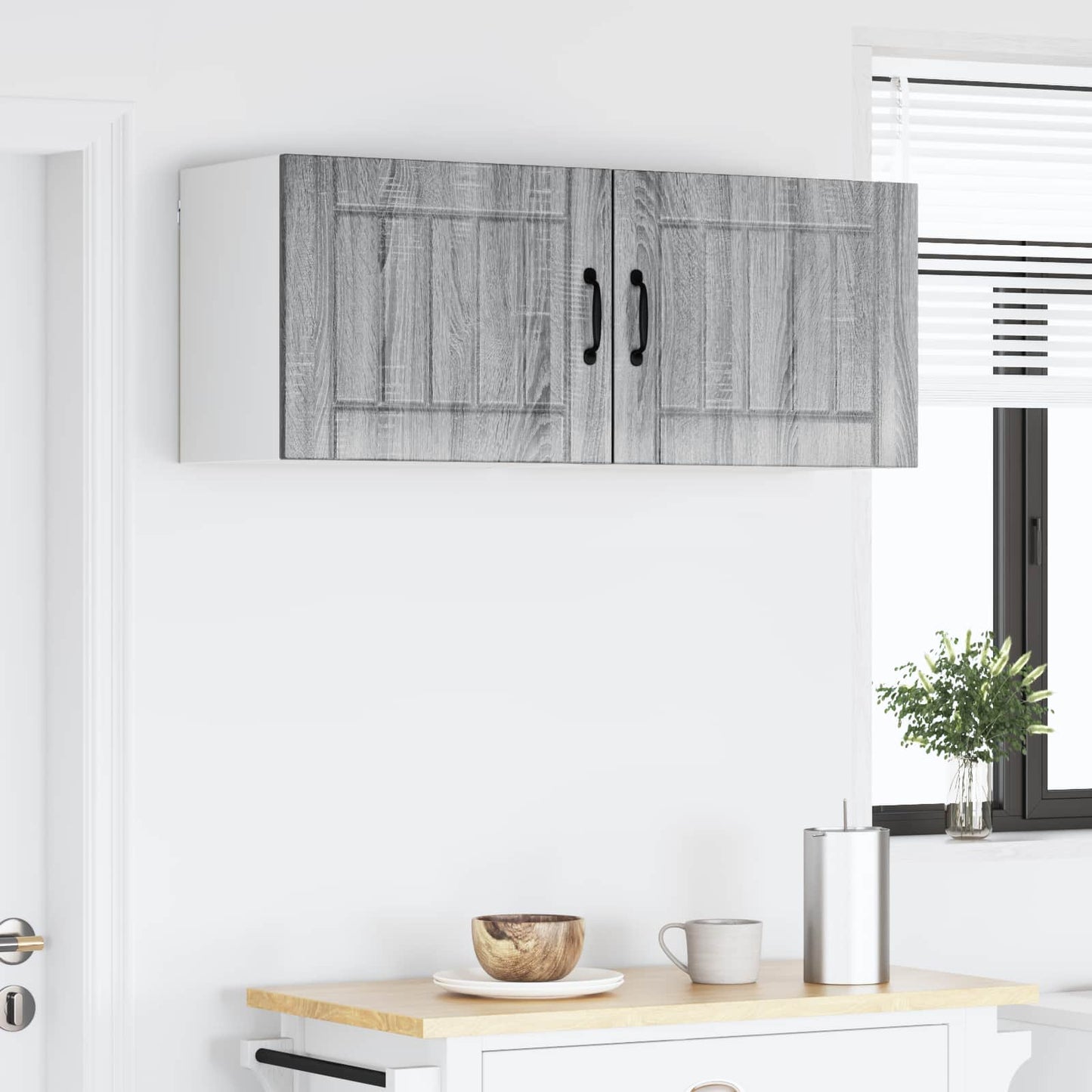 Fali Szekrény LUCCA 2 pcs Szürke Sonoma 50 x 31 x 40 cm