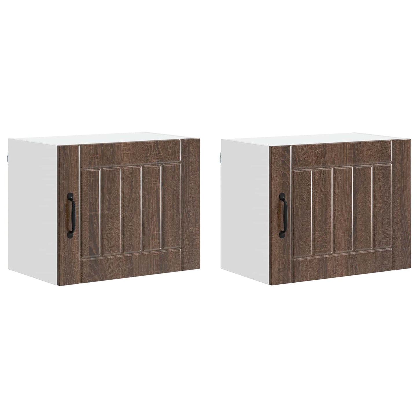 Fali Szekrény LUCCA 2 pcs Barna Tölgy 50 x 31 x 40 cm
