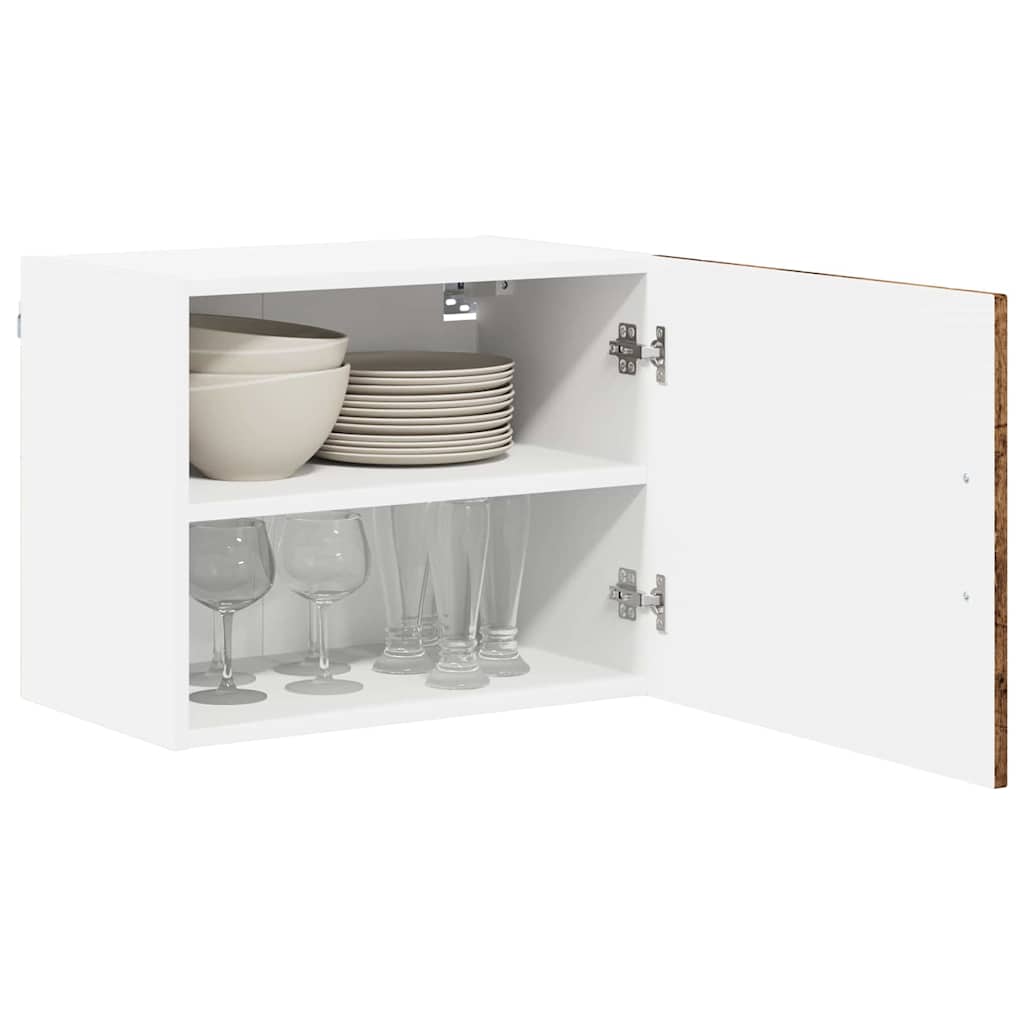Fali Szekrény LUCCA Antik Fa 50 x 31 x 40 cm Szerelt Fa