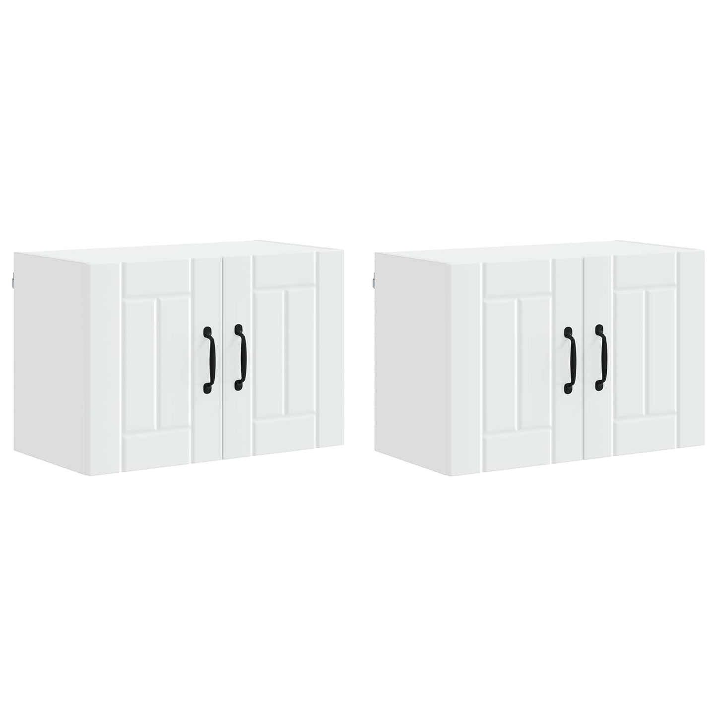 Fali Szekrény LUCCA 2 pcs Fehér 60 x 31 x 40 cm Szerelt Fa