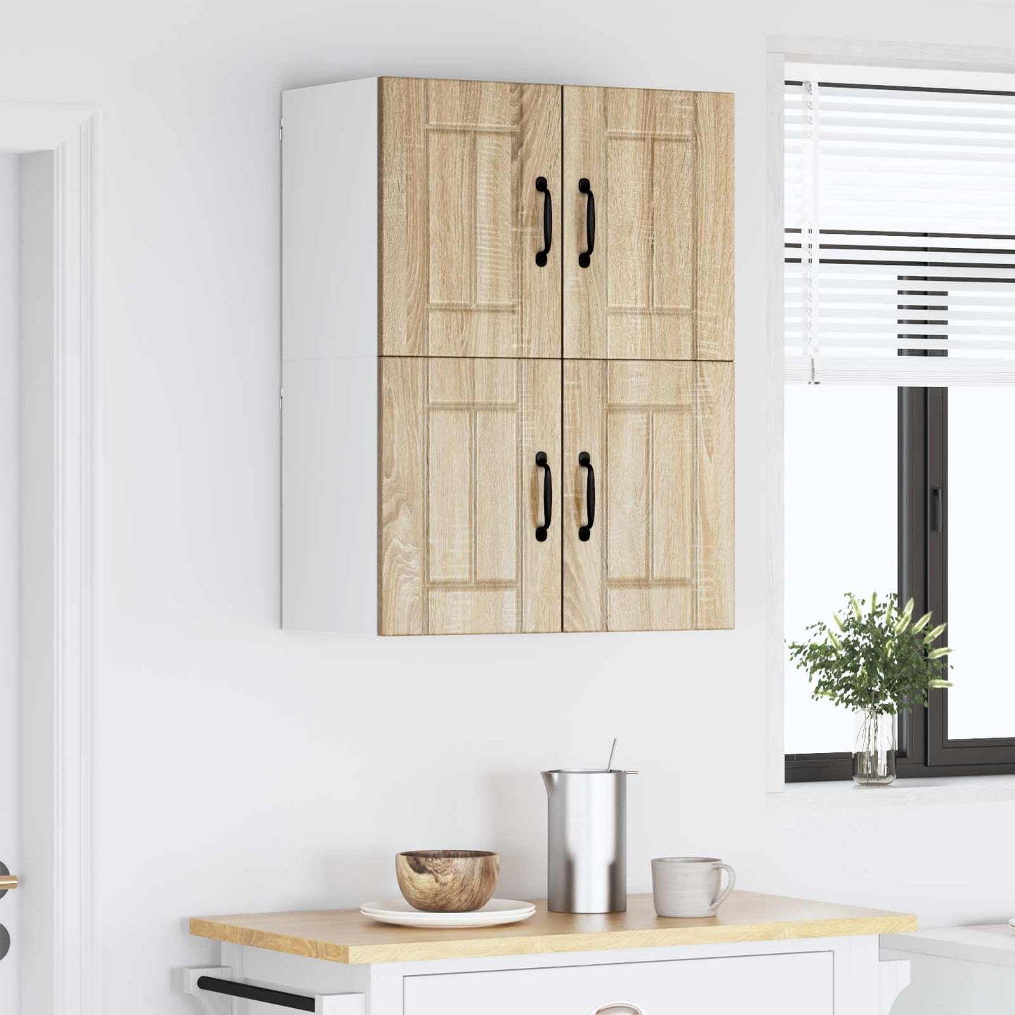 Fali Szekrény LUCCA 2 pcs Sonoma Tölgy 60 x 31 x 40 cm
