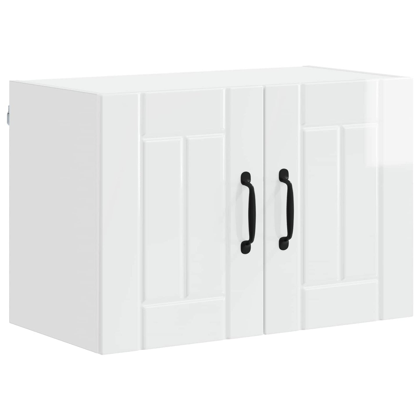 Fali Szekrény LUCCA 2 pcs Magasfényű Fehér 60 x 31 x 40 cm