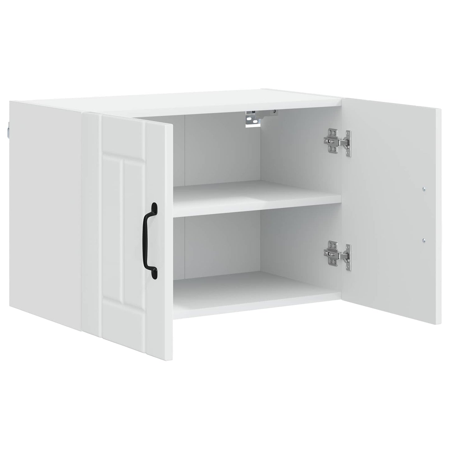 Fali Szekrény LUCCA 2 pcs Magasfényű Fehér 60 x 31 x 40 cm