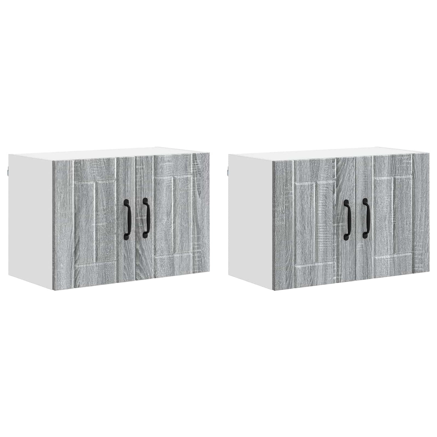 Fali Szekrény LUCCA 2 pcs Szürke Sonoma 60 x 31 x 40 cm