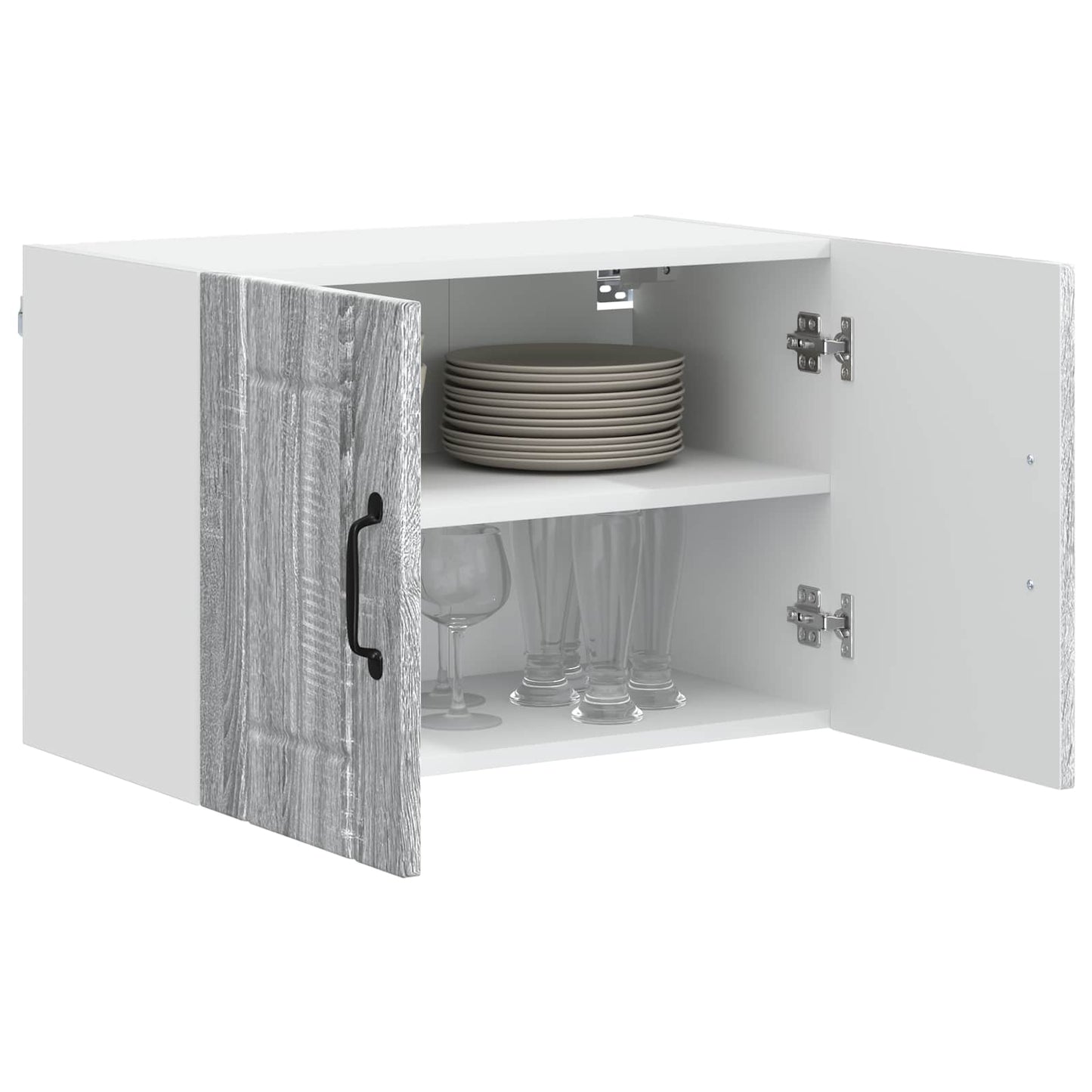 Fali Szekrény LUCCA 2 pcs Szürke Sonoma 60 x 31 x 40 cm