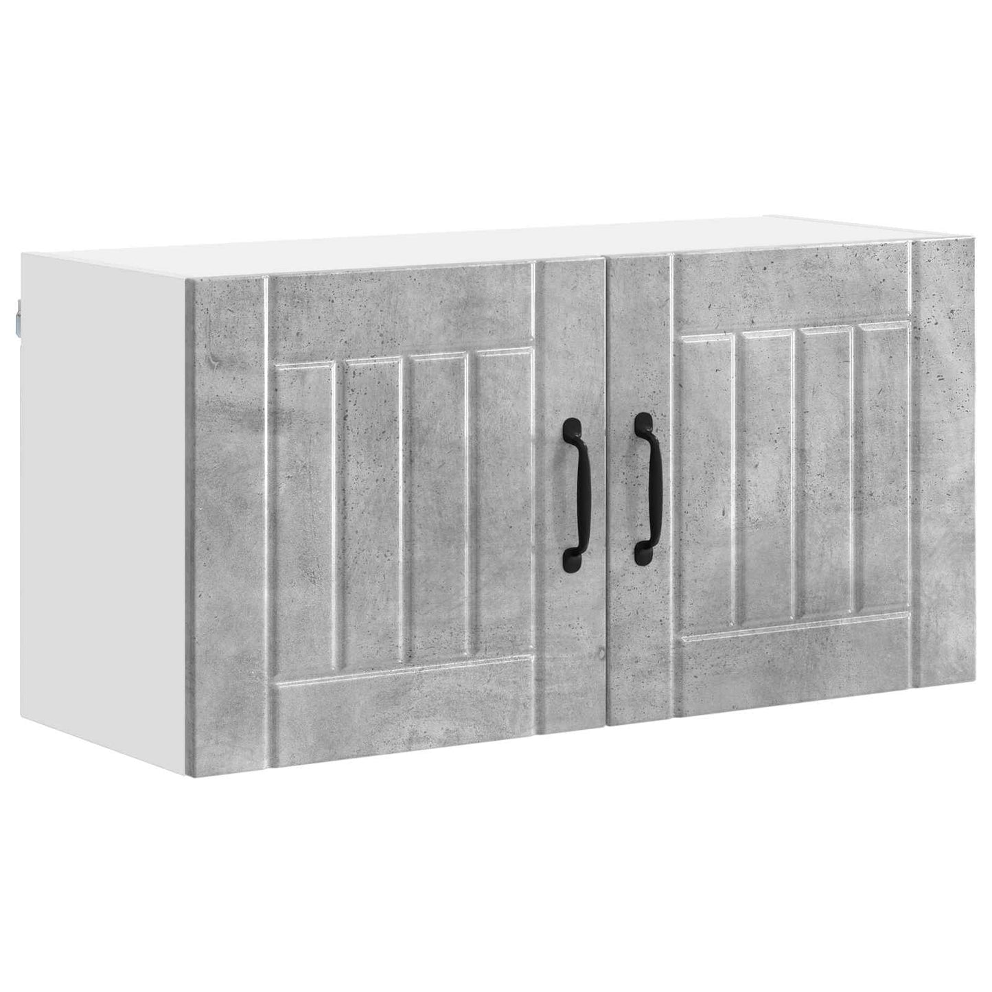 Fali Szekrény LUCCA Betonszürke 80 x 31 x 40 cm Szerelt Fa