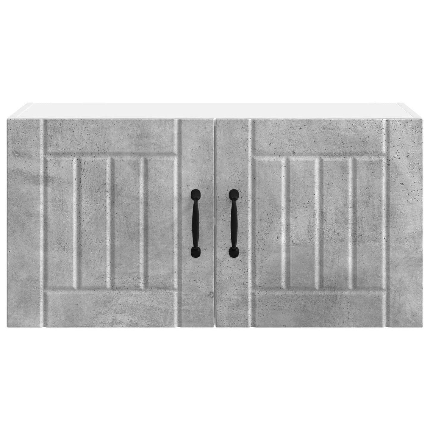 Fali Szekrény LUCCA Betonszürke 80 x 31 x 40 cm Szerelt Fa