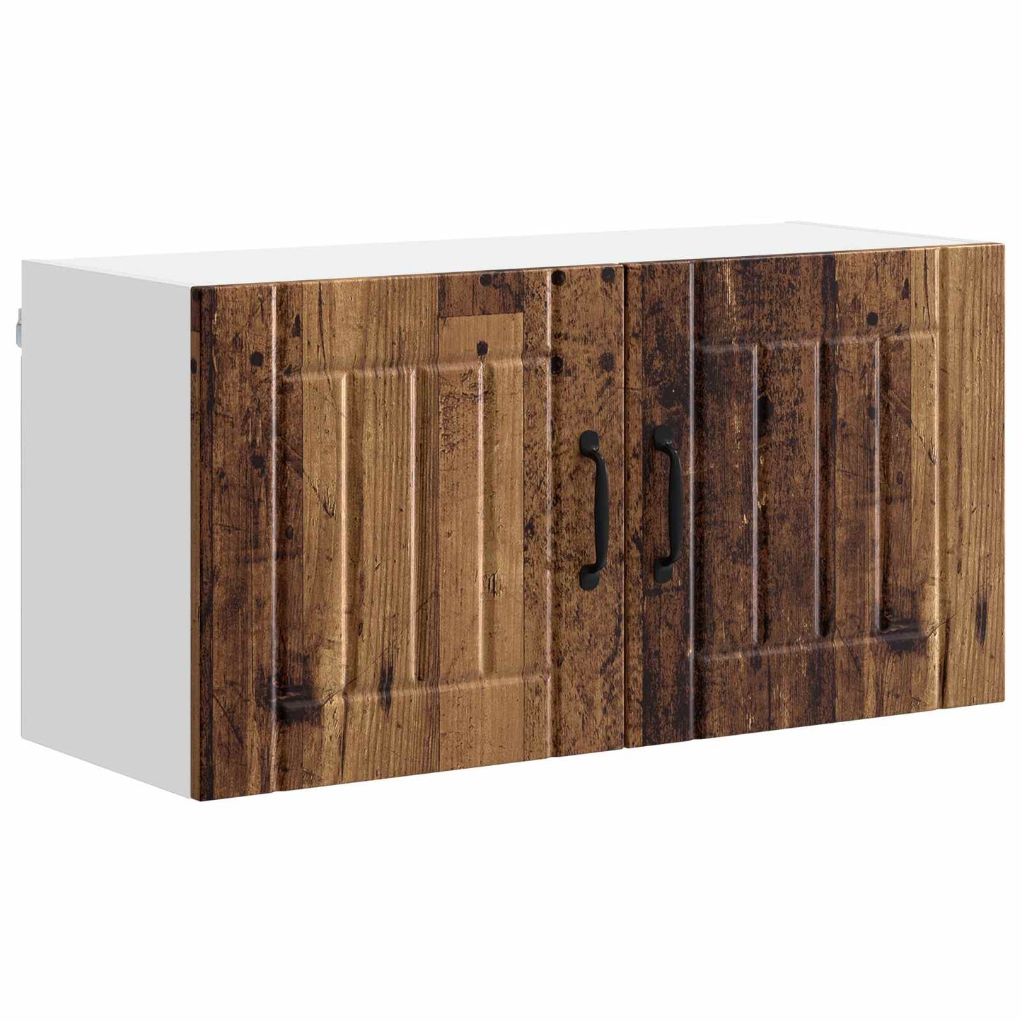 Fali Szekrény LUCCA Antik Fa 80 x 31 x 40 cm Szerelt Fa