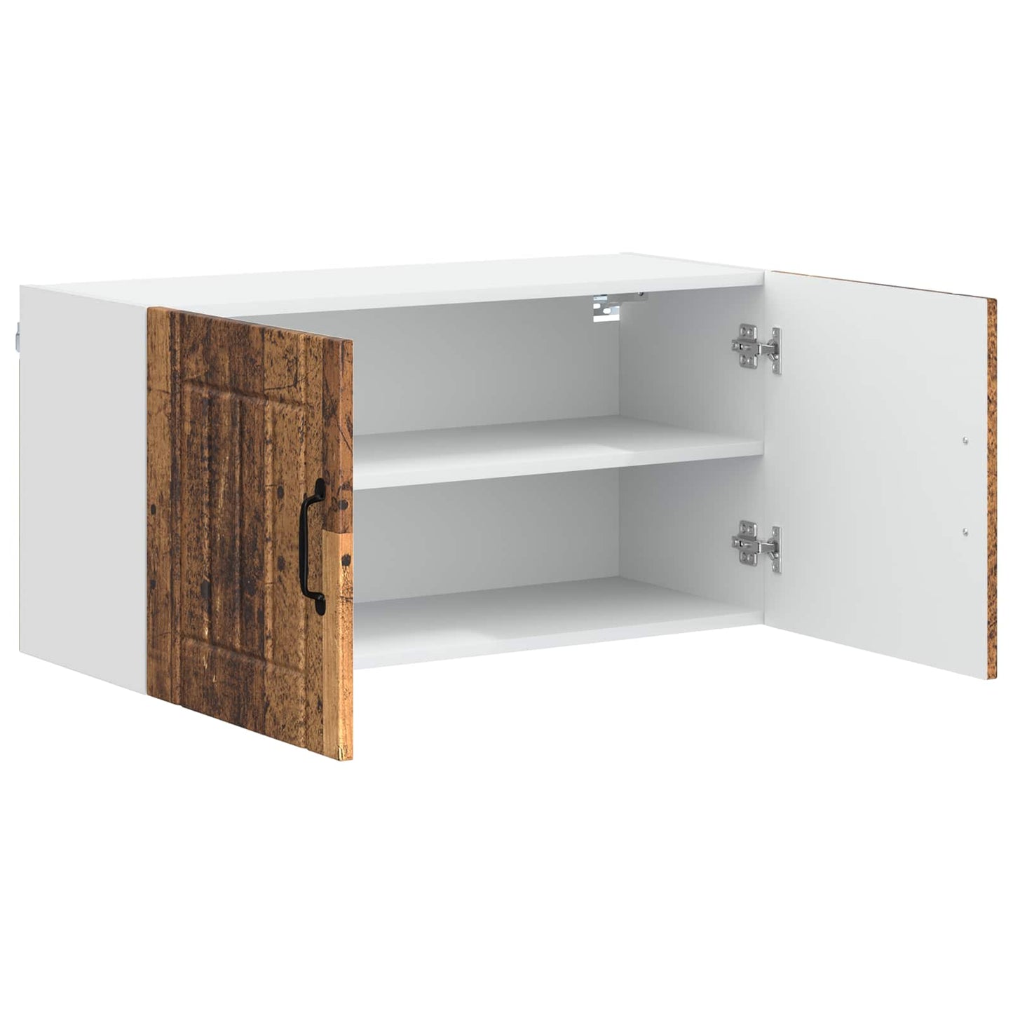 Fali Szekrény LUCCA Antik Fa 80 x 31 x 40 cm Szerelt Fa