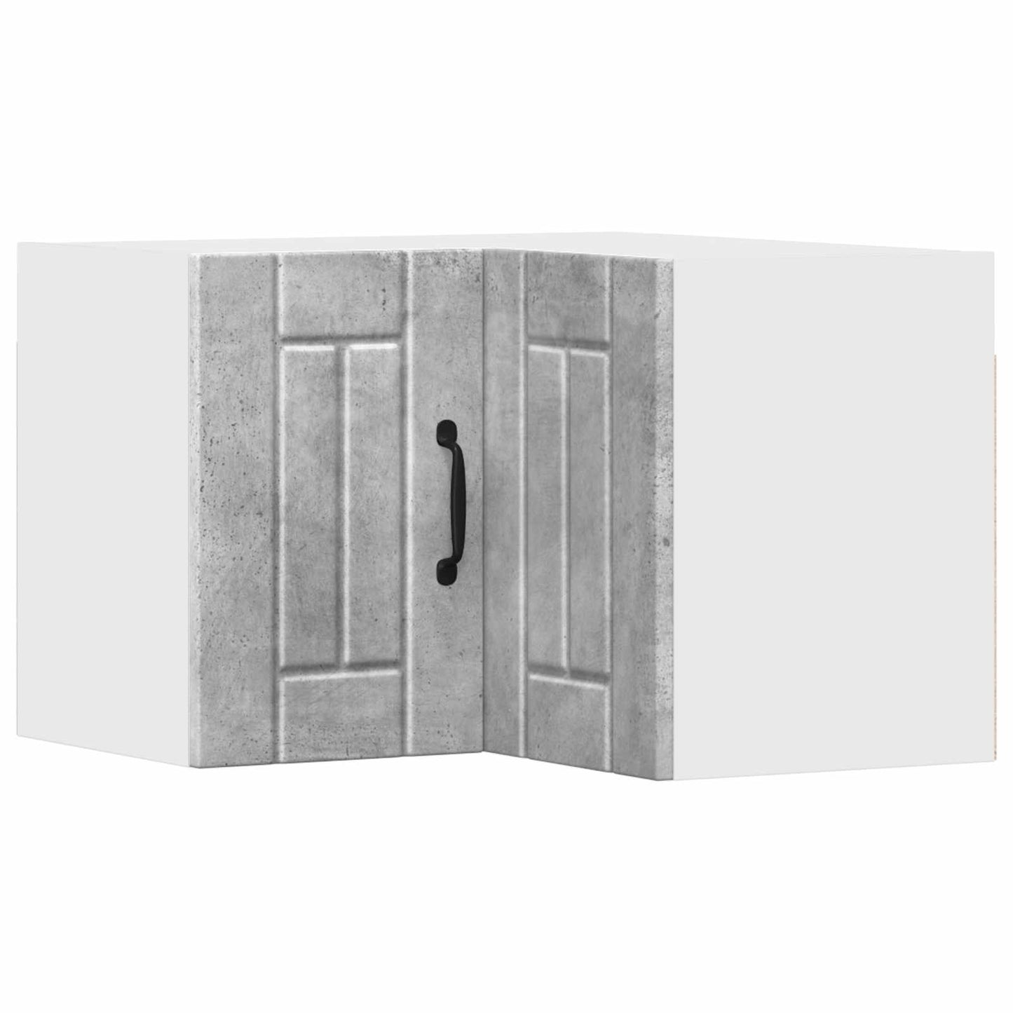 Fali sarokszekrény LUCCA Betonszürke 57 x 57 x 40 cm Szerelt Fa