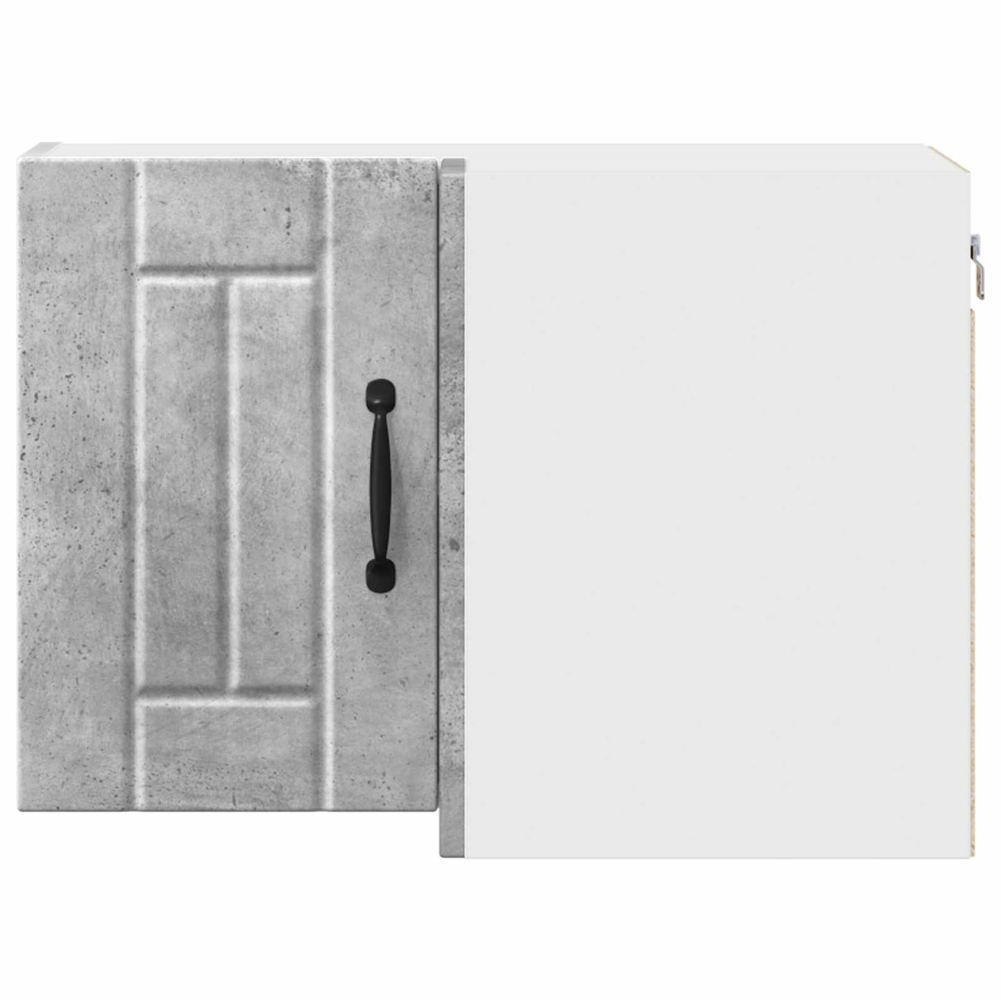 Fali sarokszekrény LUCCA Betonszürke 57 x 57 x 40 cm Szerelt Fa
