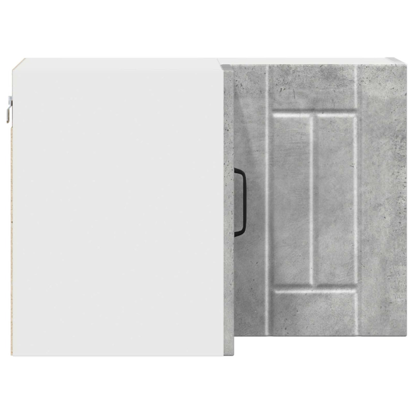 Fali sarokszekrény LUCCA Betonszürke 57 x 57 x 40 cm Szerelt Fa