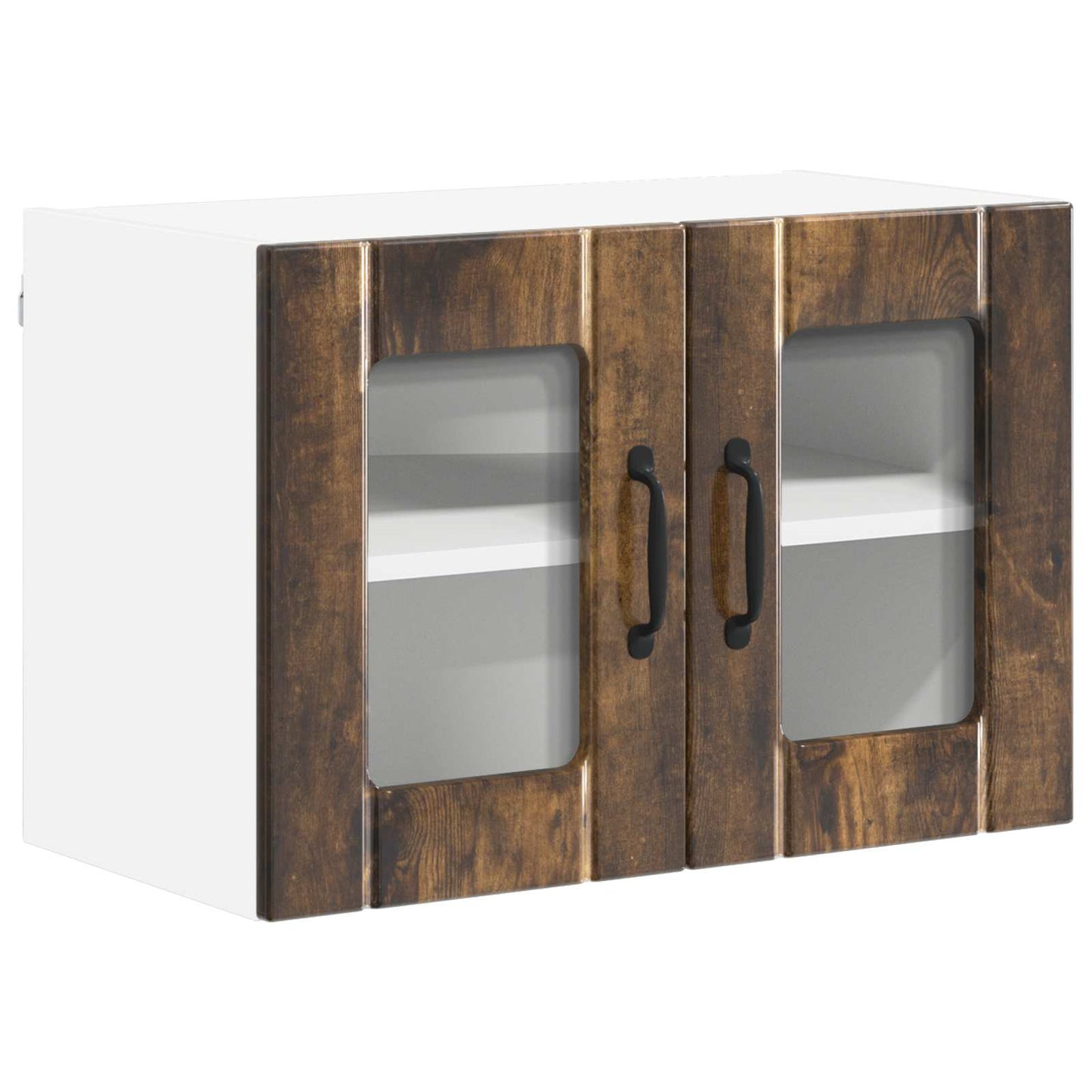 Fali üveges szekrény LUCCA 2 pcs Füstös Tölgy 60 x 31 x 40 cm