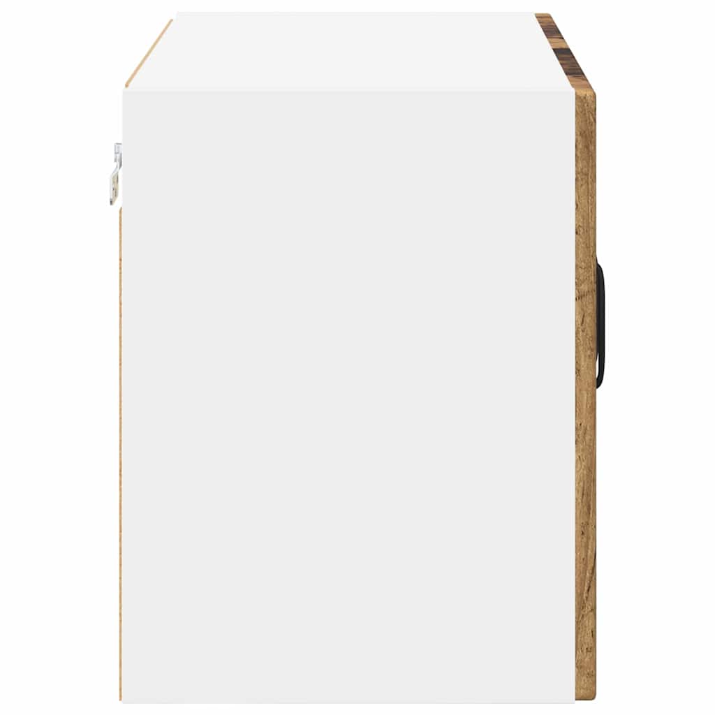 Fali üveges szekrény LUCCA 2 pcs Antik Fa 60 x 31 x 40 cm
