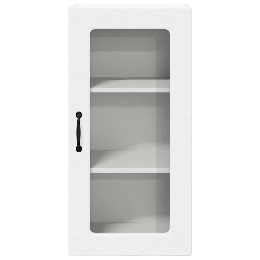 Fali üveges szekrény LUCCA 2 pcs Fehér 40 x 31 x 80 cm
