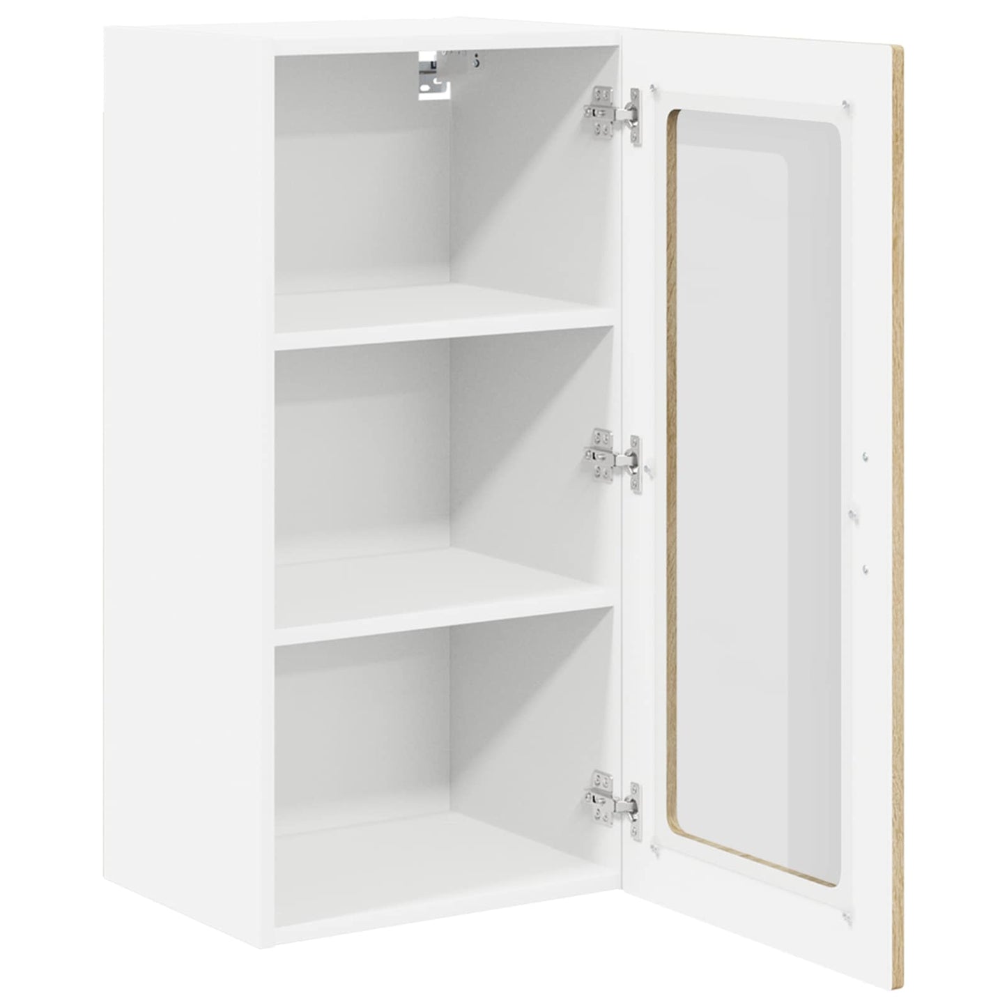 Fali üveges szekrény LUCCA 2 pcs Sonoma Tölgy 40 x 31 x 80 cm