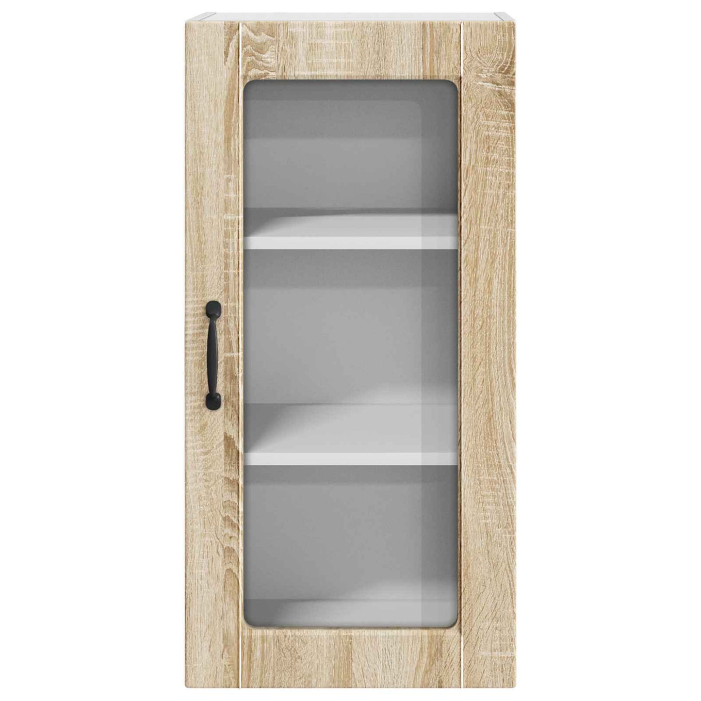 Fali üveges szekrény LUCCA 2 pcs Sonoma Tölgy 40 x 31 x 80 cm