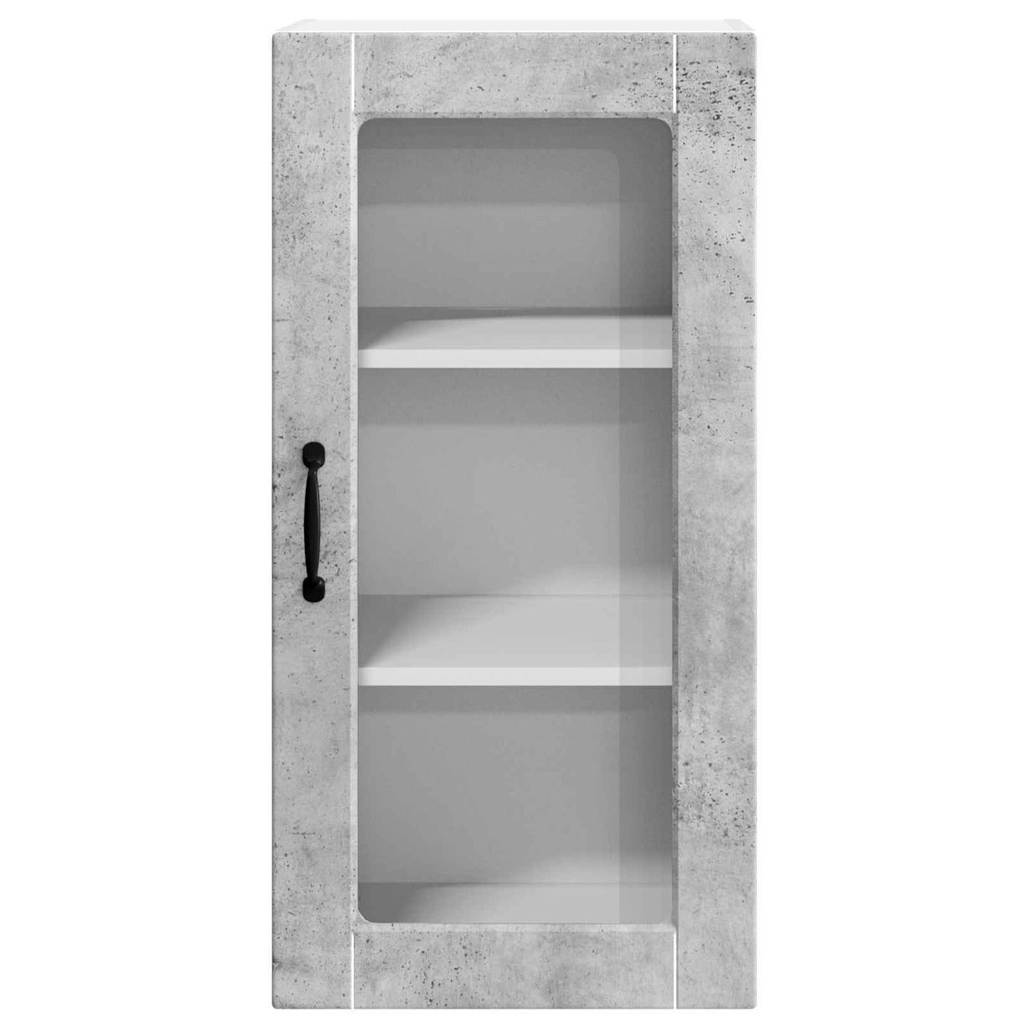 Fali üveges szekrény LUCCA 2 pcs Betonszürke 40 x 31 x 80 cm
