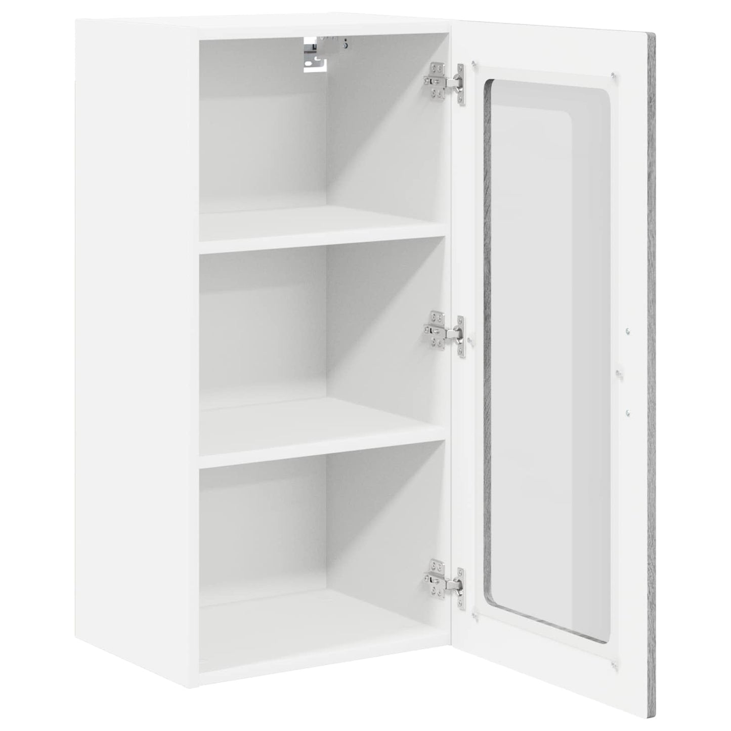 Fali üveges szekrény LUCCA 2 pcs Szürke Sonoma 40 x 31 x 80 cm