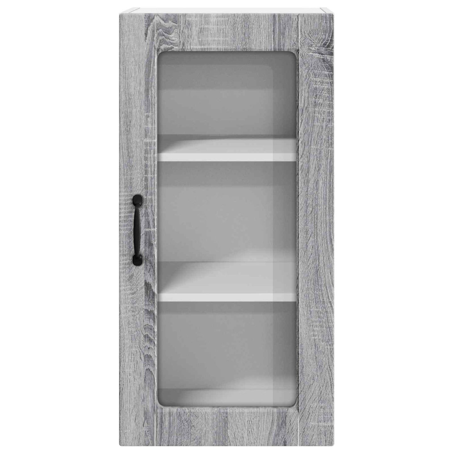 Fali üveges szekrény LUCCA 2 pcs Szürke Sonoma 40 x 31 x 80 cm
