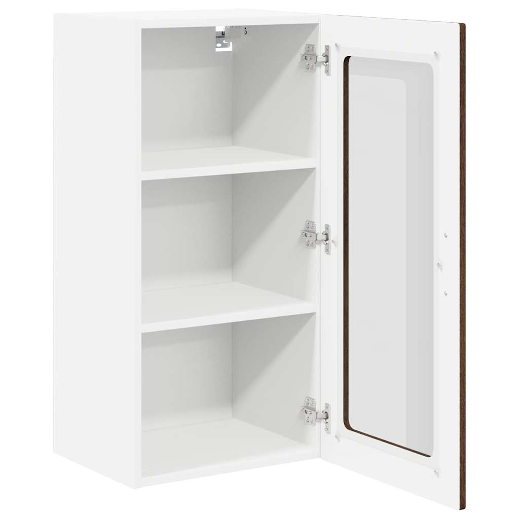 Fali üveges szekrény LUCCA 2 pcs Barna Tölgy 40 x 31 x 80 cm