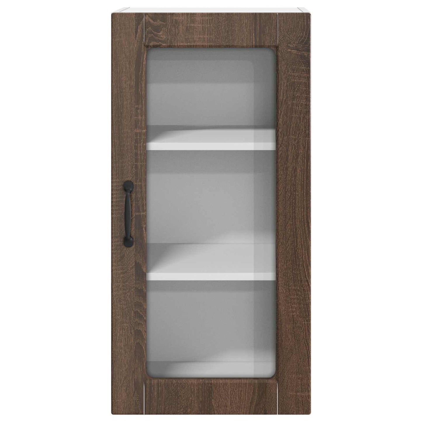 Fali üveges szekrény LUCCA 2 pcs Barna Tölgy 40 x 31 x 80 cm