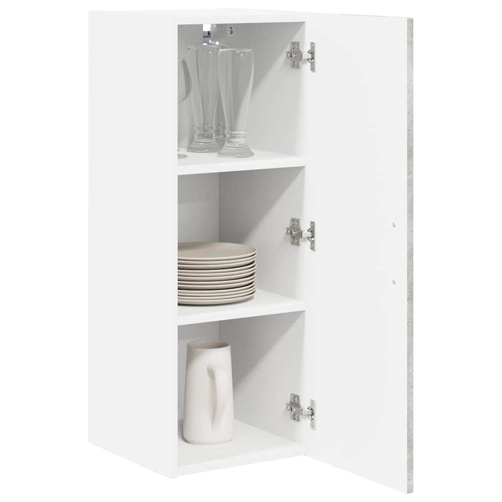 Fali Szekrény LUCCA 2 pcs Betonszürke 30 x 31 x 80 cm