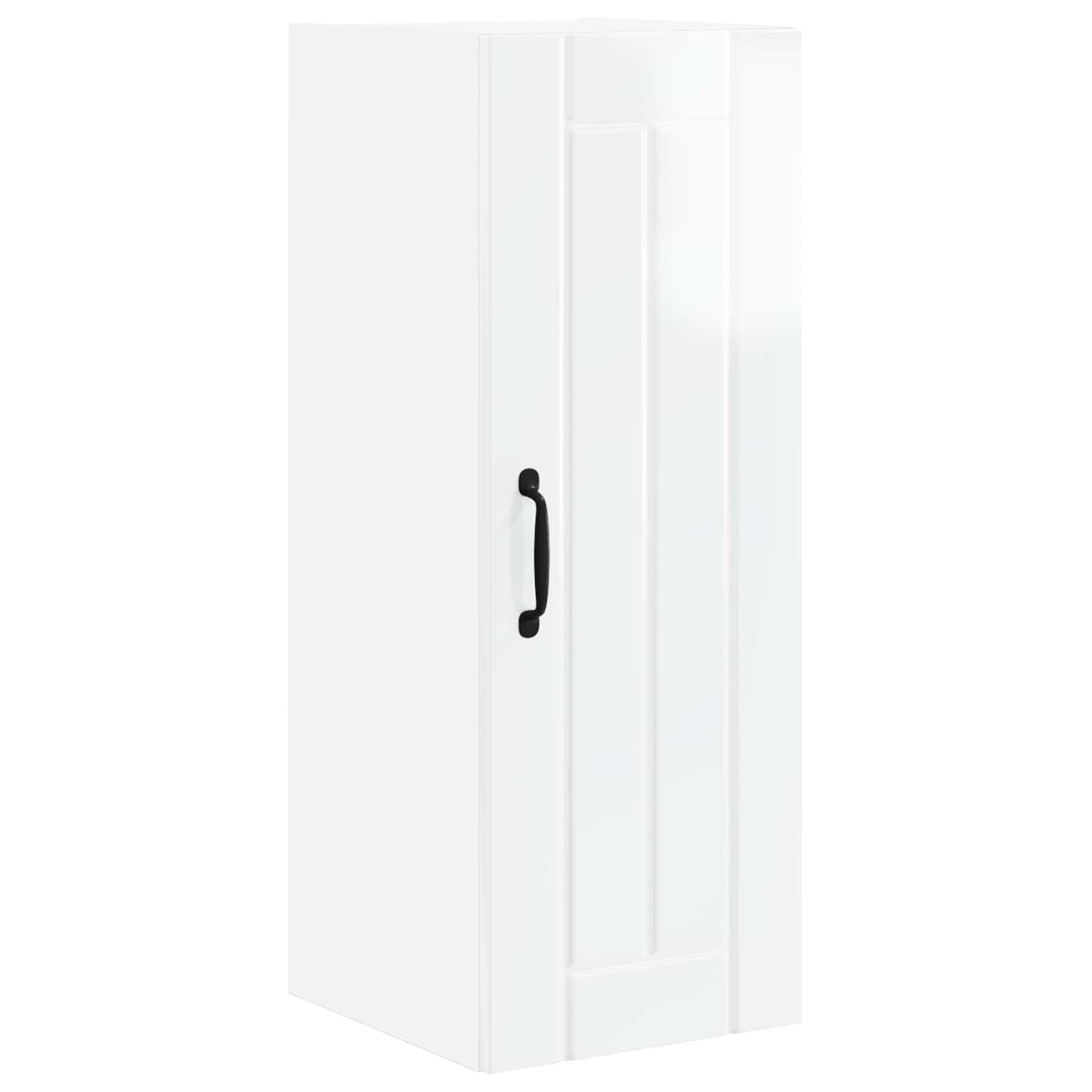 Fali Szekrény LUCCA 2 pcs Magasfényű Fehér 30 x 31 x 80 cm