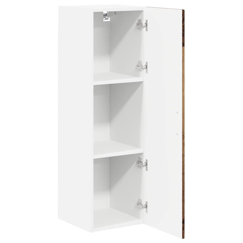 Fali Szekrény LUCCA Antik Fa 30 x 31 x 100 cm Szerelt Fa