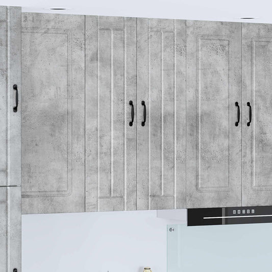 Fali Szekrény LUCCA Betonszürke 60 x 31 x 100 cm Szerelt Fa