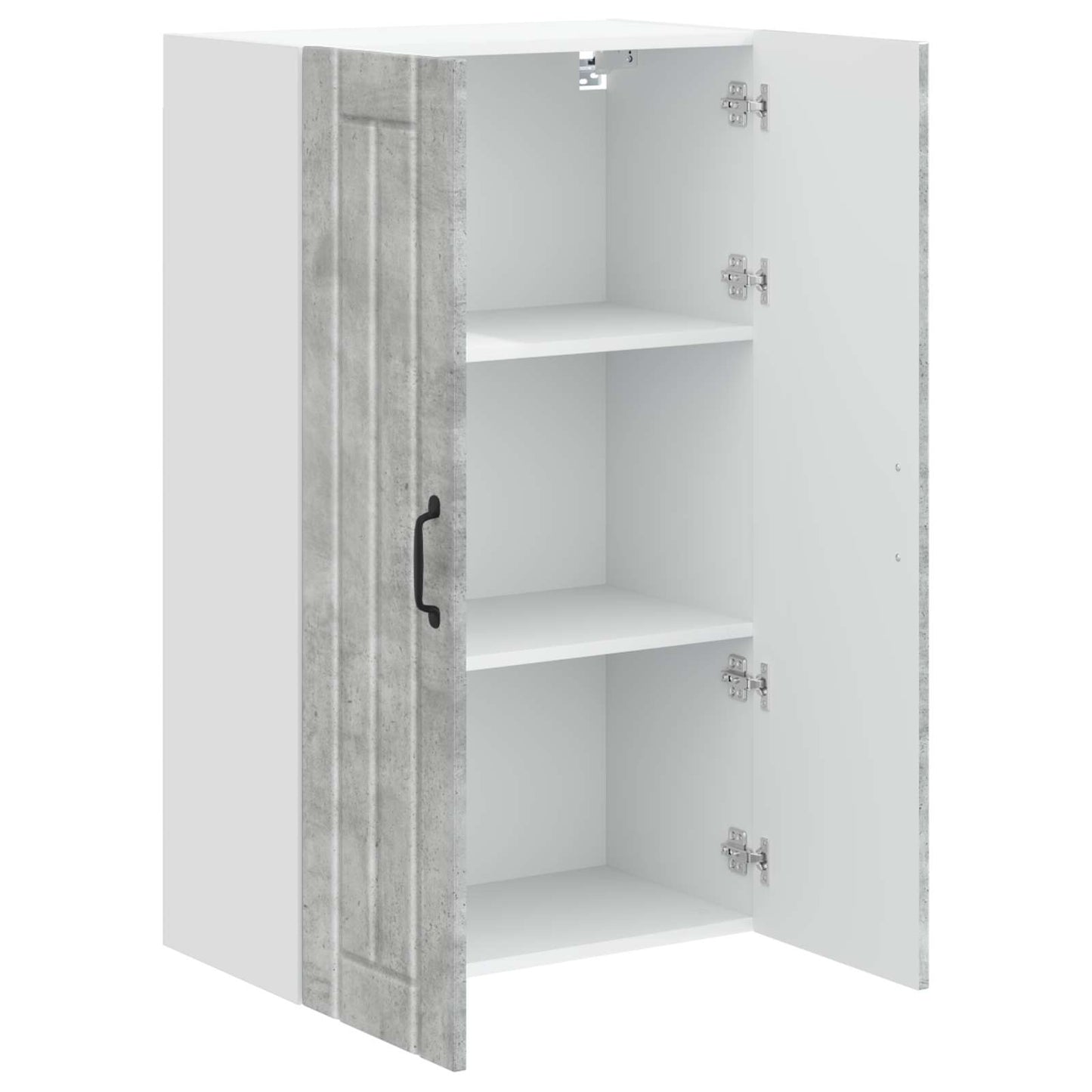 Fali Szekrény LUCCA Betonszürke 60 x 31 x 100 cm Szerelt Fa