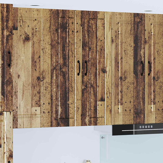 Fali Szekrény LUCCA Antik Fa 60 x 31 x 100 cm Szerelt Fa