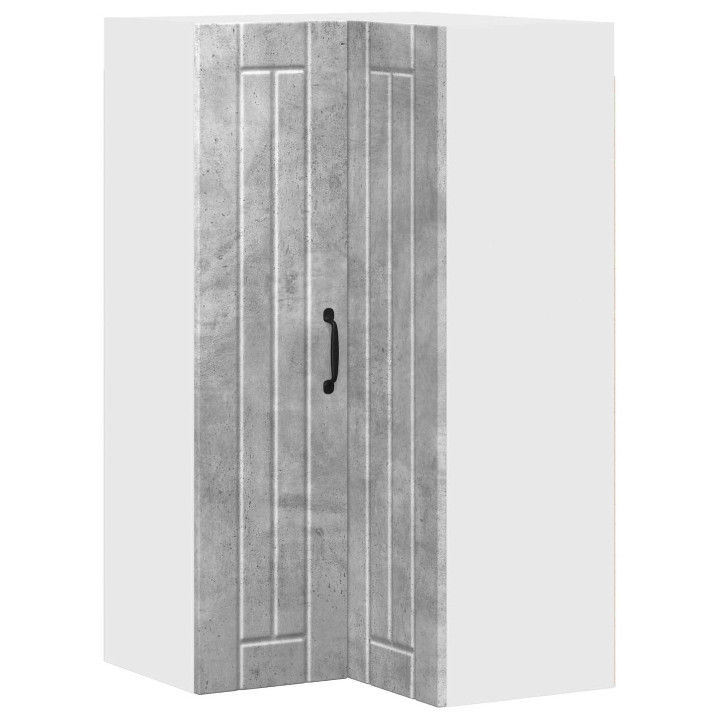 Fali sarokszekrény LUCCA Betonszürke 57 x 57 x 100 cm
