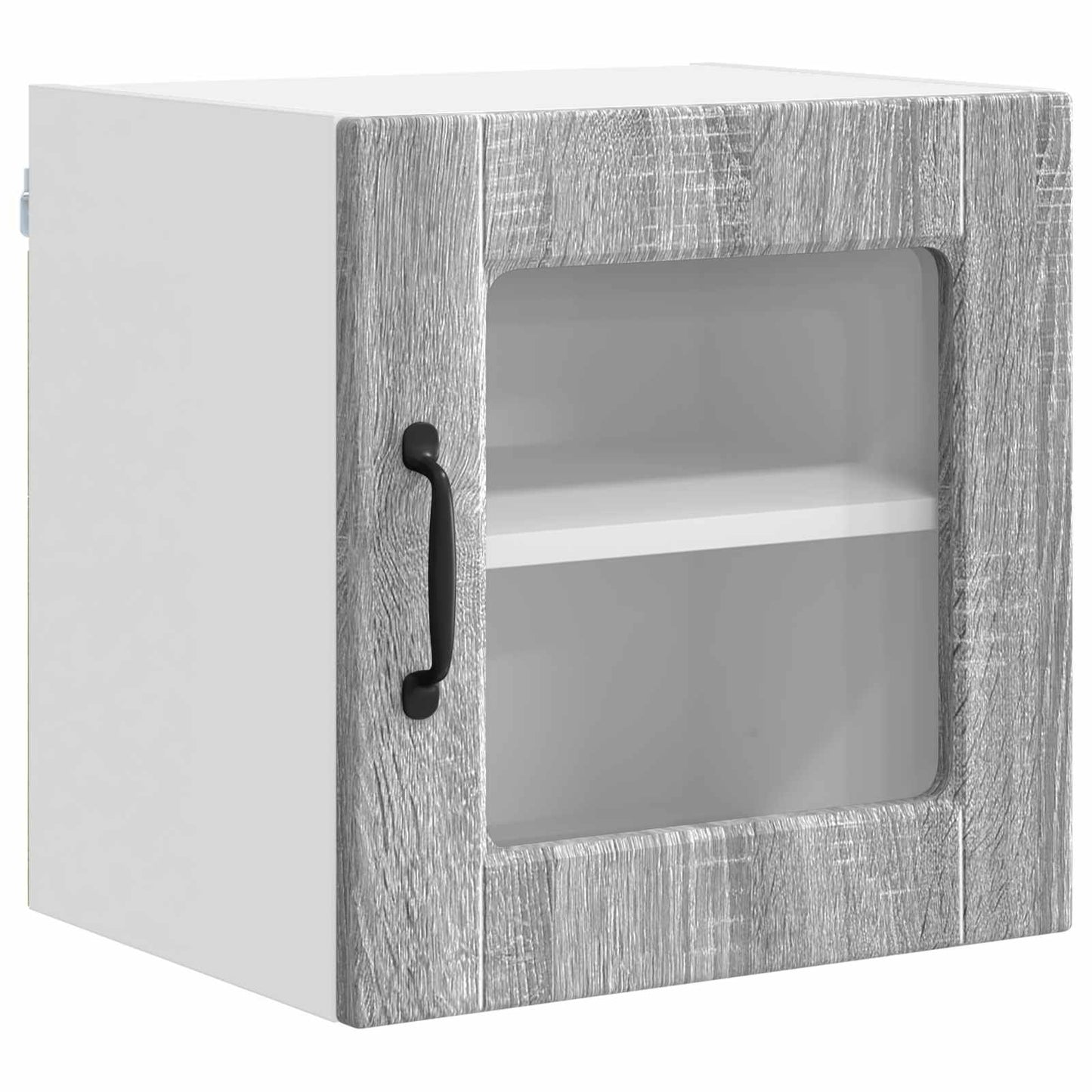 Fali üveg szekrény PORTO 2 pcs Szürke Sonoma 40 x 31 x 40 cm