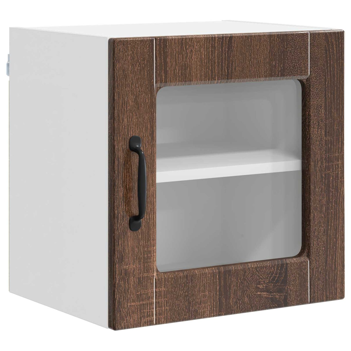 Fali üveges szekrény PORTO 2 pcs Barna Tölgy 40 x 31 x 40 cm