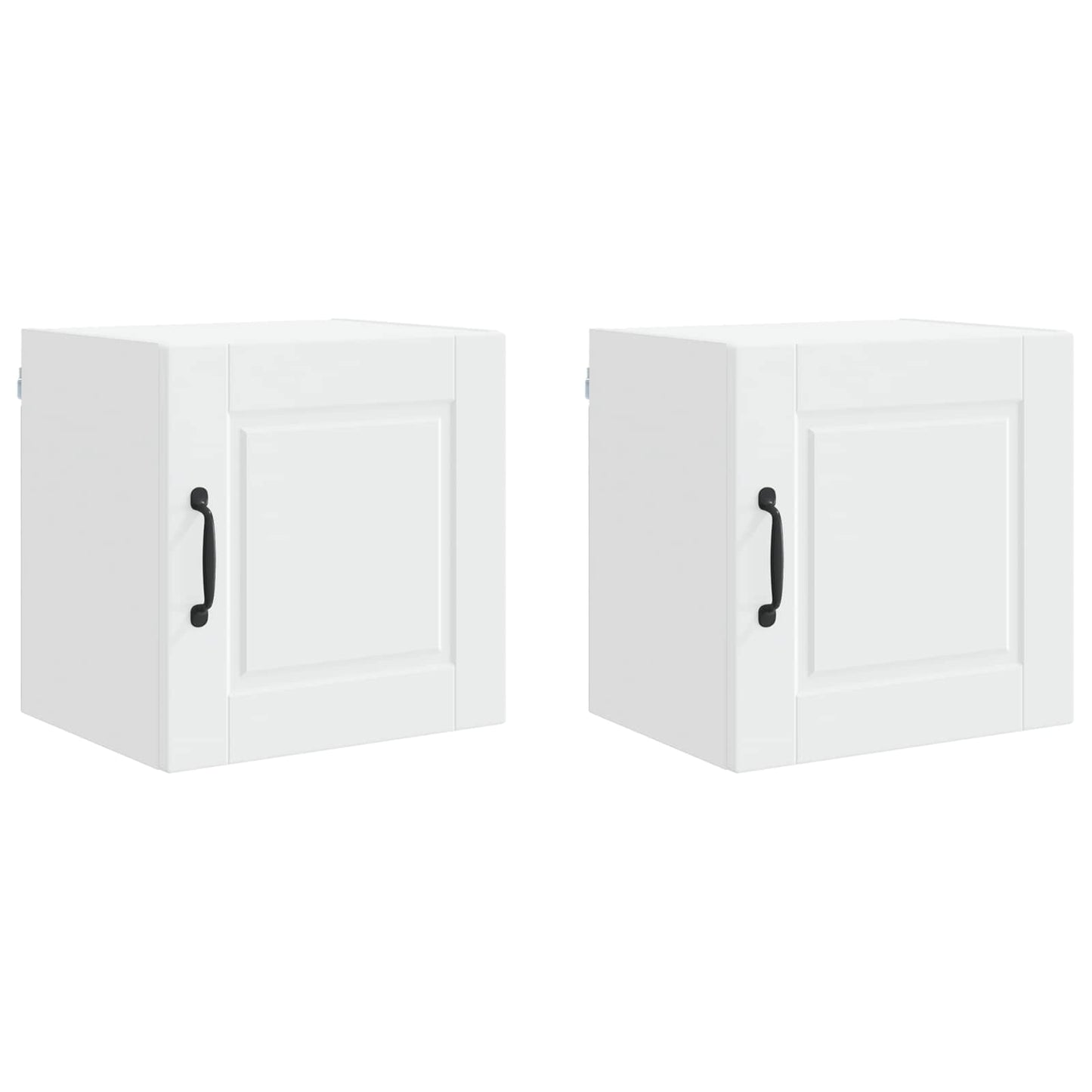 Fali Szekrény PORTO 2 pcs Fehér 40 x 31 x 40 cm Faanyag