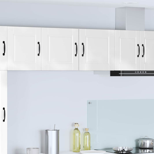 Fali Szekrény PORTO 2 pcs Magas Fényű Fehér 40 x 31 x 40 cm