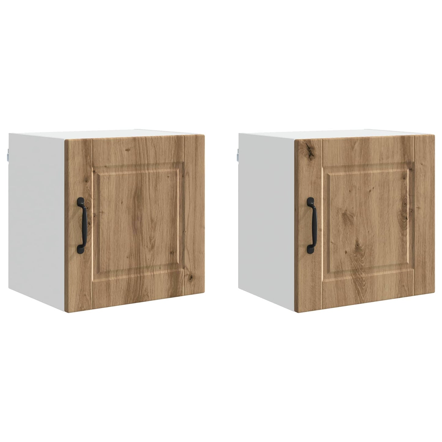 Fali Szekrény PORTO 2 pcs Artisan tölgy Szerelt Fa