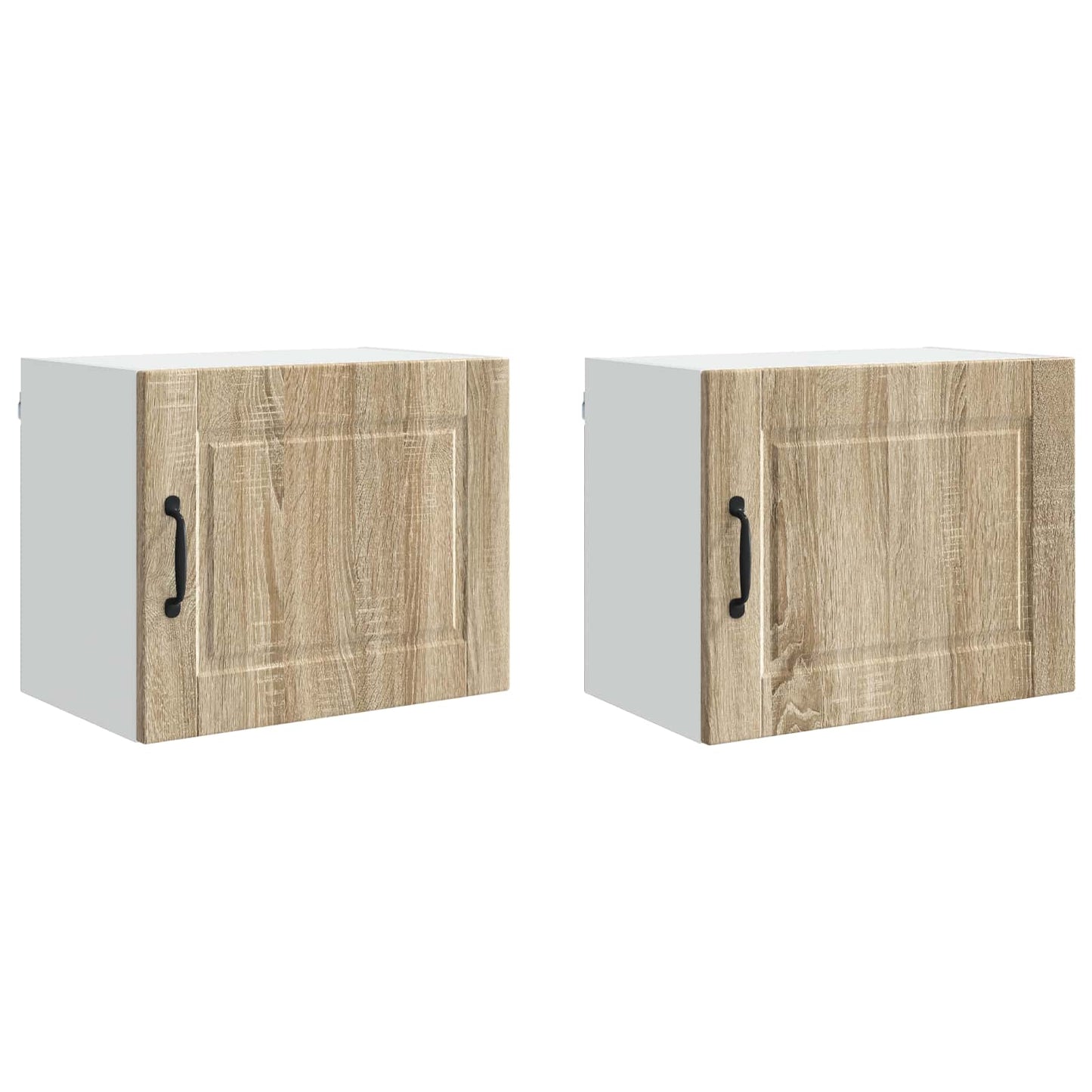 Fali Szekrény PORTO 2 pcs Sonoma tölgy 50 x 31 x 40 cm Faanyag