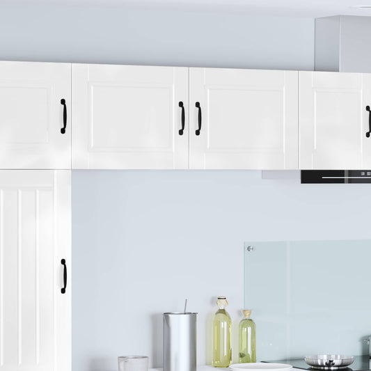 Fali Szekrény PORTO 2 pcs Magas Fényű Fehér 50 x 31 x 40 cm