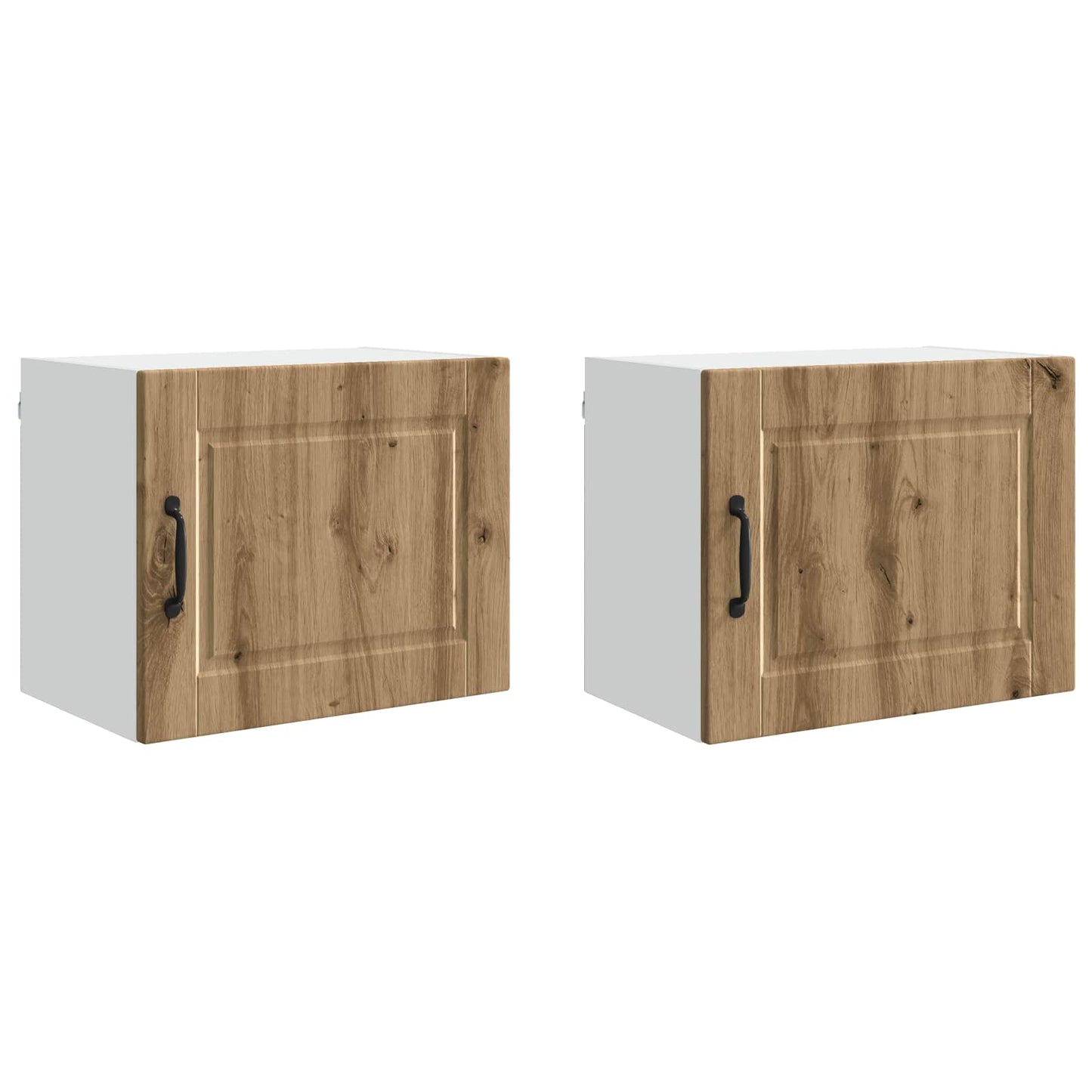 Fali Szekrény PORTO 2 pcs Artisan tölgy Szerelt Fa