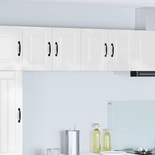 Fali Szekrény PORTO 2 pcs Magas Fényű Fehér 60 x 31 x 40 cm